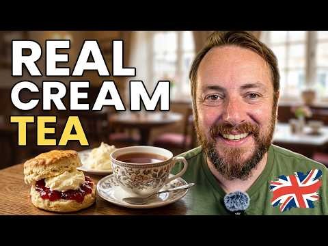 Learn Real English with a Traditional British Cream Tea in the Countryside