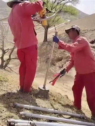 Exploration drilling process using a pneumatic handheld drill