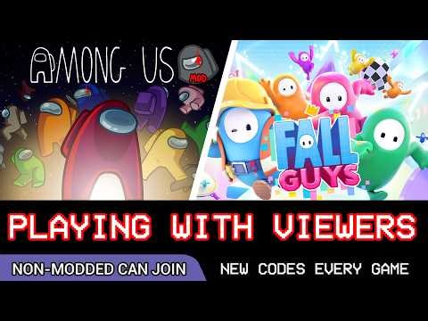Among Us / Fall Guys Live Stream #421 | PLAYING WITH VIEWERS