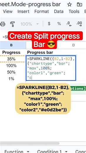 Split Colour Bar in Excel | Dynamic Dashboard Design Trick 🔥📊