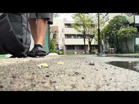 Rain in a Tokyo Park 🌧️ | Tokyo Vlog