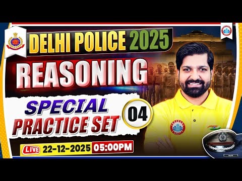 Delhi Police Exam Review | Reasoning Special Practice Set 04 | DP Constable Reasoning Paper Solution