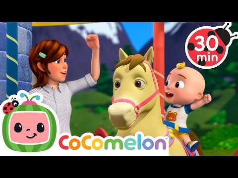 JJ's Magical Carousel Ride! | A Fun Pony Adventure | Cocomelon | Tiny Dance Club