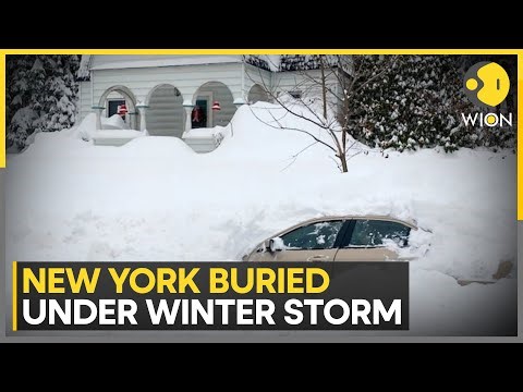 Lake-Effect Storm Blanketed Syracuse & Surrounding Areas | WION News