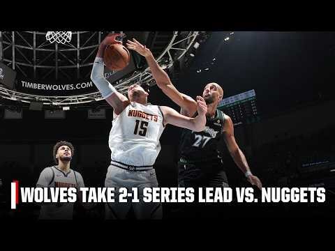 Gobert & Wolves' DEFENSIVE MASTERCLASS shuts down Nikola Jokic in Game 3 😳 | NBA on ESPN