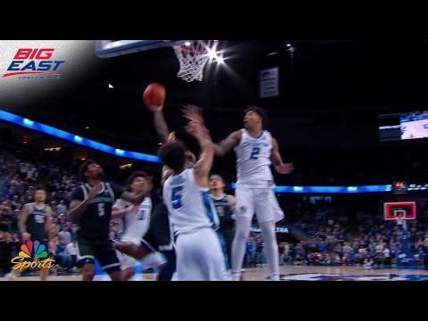 Creighton forces OT vs. Georgetown by a FRACTION of a second | Big East Basketball on NBC Sports