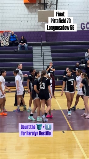 MassLive High School Sports on Instagram: "Harolyn Castillo scores at the rim plus the foul, a three-point play for the Generals! Pittsfield girls basketball closed a 70-56 win over Longmeadow, its third win in three nights to send the Generals into 2026 with a 4-0 record. Story coming @masslivehs 📲 #highschoolsports #and1 #wmass #girlshoops #pittsfield"