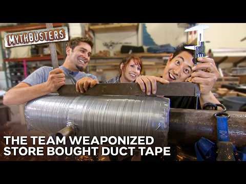 Can You Build a Working Cannon Out of Duct Tape? | MythBusters