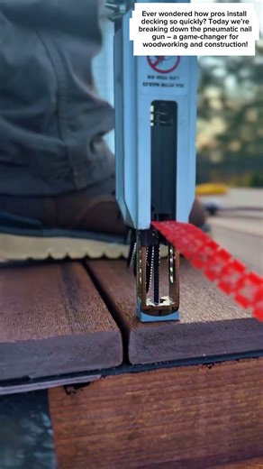 Pneumatic Deck Nail Gun - Full Educational Guide | How It Works & Why It Matters"