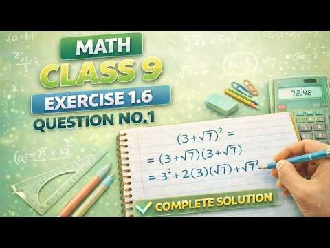 Class 9 Mathematics | Exercise 1.6 Question 1 | Easy Solution