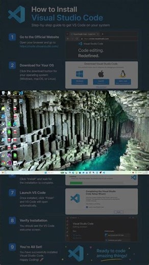 Installing Visual Studio Code (VS Code) on Windows | Step-by-Step Guide 2026 #vscode #react #nodejs