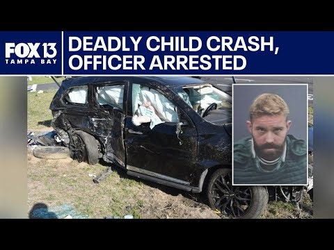 Temple Terrace officer arrested after deadly 100 mph crash kills 6-year-old, police say