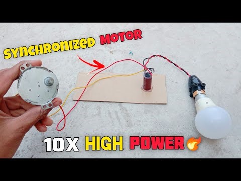 Synchronous motor High Power कैसे करें 🤯 || Shocking results 😳
