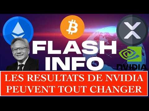 🚨 FLASH INFO ⚡️ Les résultats de NVIDIA ce soir: Tout peut basculer 📉📈Analyse graphique: Les bases💡