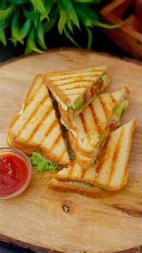 5 mins healthy sandwich No Ketchup No Mayo | Healthy sandwich recipe | #shorts | kabitaskitchen