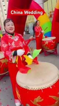 Traditional Chinese Wedding | Bride’s House Welcome | Drum Dance
