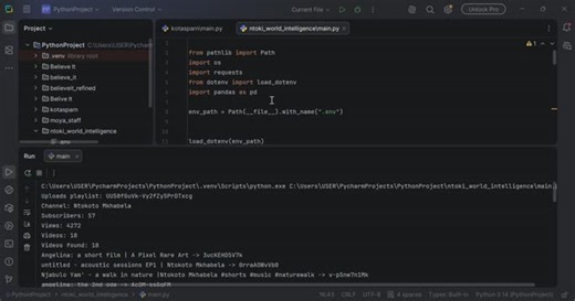 Using the YouTube Data API with Python | Ntokoto Mkhabela posted on the topic | LinkedIn