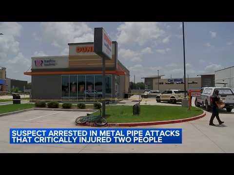 Victim brain dead, another critically hurt after suspect attacked them with metal pipe, docs allege