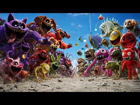 NIGHTMARE SMILING CRITTERS vs GIANT MONSTER FISH in Garry's Mod! 😱