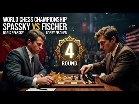 Boris Spassky Bobby Fischer | Game 4 - World Championship Match, 1972