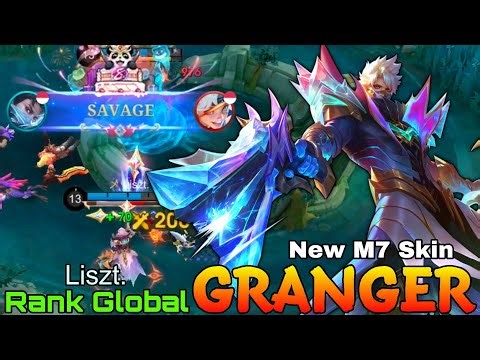 SAVAGE Granger Thunder Ascendant New M7 Skin Gameplay - Top Global Granger by Liszt. - Mobile Legend