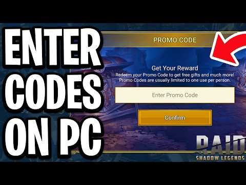 How To Enter Codes In Raid Shadow Legends On PC - Full Guide