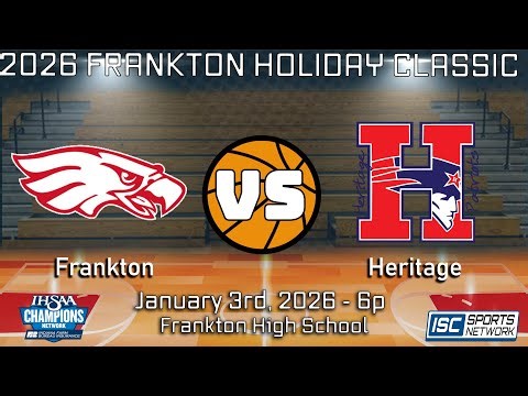 2026 Frankton Holiday Classic Frankton vs. Heritage - 01/03