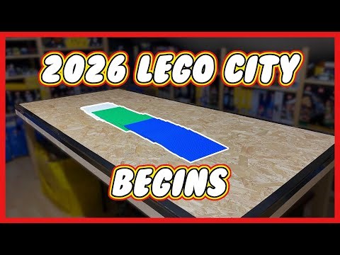Starting A LEGO CITY In 2026 | Initial Layout
