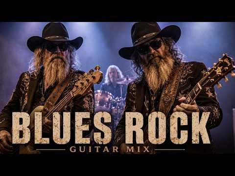 Blues Rock Guitar Legends | AC/DC, ZZ Top & Stevie Ray Vaughan Best Songs & Guitar Solos