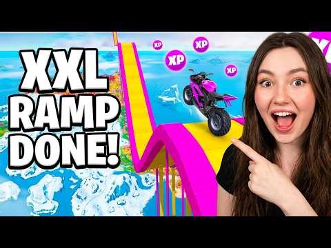 I Completed the Craziest Mega Ramp Challenge | Fortnite Mega Ramp XXL