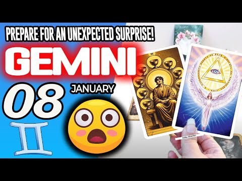 Gemini ♊😲PREPARE FOR AN UNEXPECTED SURPRISE❗🎁 horoscope for today JANUARY 8 2026 ♊ #gemini tarot