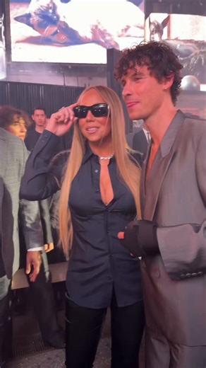 Mariah Carey and Shawn Mendes look picture perfect at the @Gucci resort 2027 show in New York City tonight.