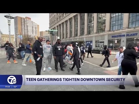 Community group on the ground working to stop teen violence in downtown Detroit