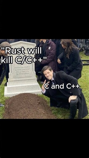 Rust vs C/C++ #rust #c++ #programming #memes