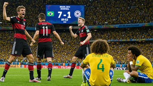 Brazil’s dream dies in 7-1 humiliation as Germany’s rout ends an era and shocks a nation