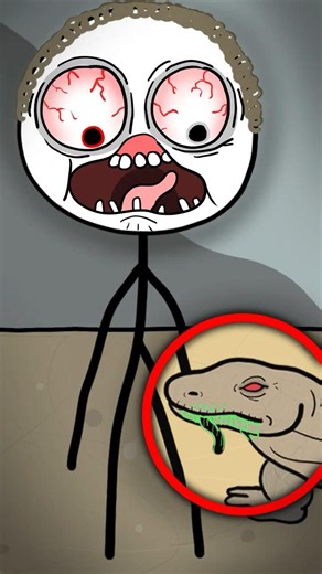 If a Komodo Dragon Attacks You, Do This 🦎😲 #animals #wildlife #survival #facts