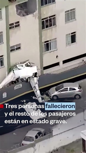 Una avioneta se estrella contra un edificio en Brasil | Noticias Telemundo