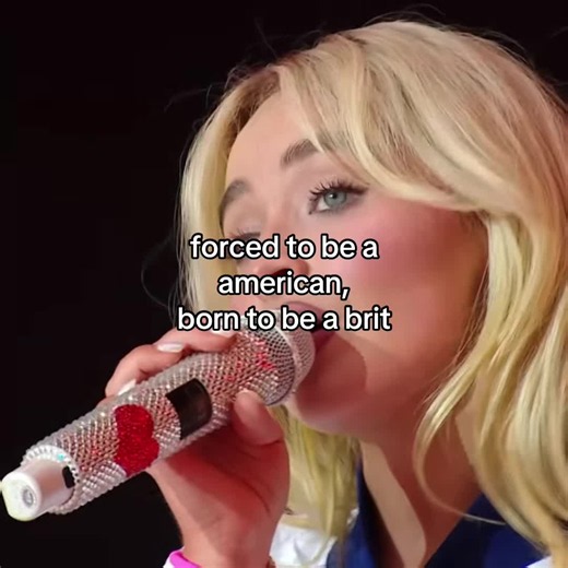 Sabrina Carpenter cover: 'Forced to be American, Born to be a Brit'