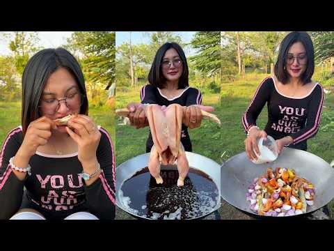 Amazing cooking deep fried chicken braised recipe