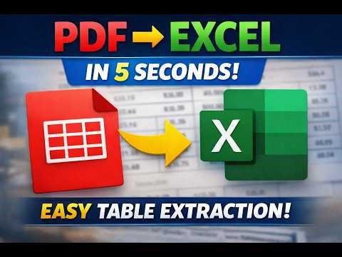 Extract Tables from PDF to Excel Instantly | Tabula Tool Tutorial (Free & Easy)