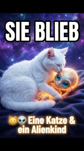 Eine Katze findet ein Alienkind… und wird sofort seine Mama 🐱👽