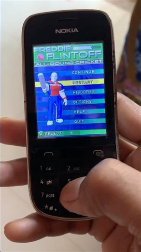 Freddie flintoff cricket java gameplay 🥶