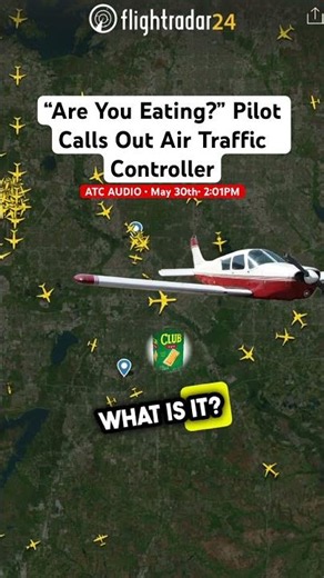 “Are You Eating?” Pilot Calls Out Air Traffic Controller