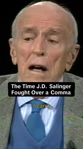 The absolute chaos that can erupt over *one* comma! 🤯 Legendary editor William Maxwell spills the tea on working with J.D. Salinger—and the absolute *hell* he paid for giving in on a single piece of punctuation. Discover the fine, dramatic line between necessary edits and an author's ironclad vision. Turns out, when you're a genius, nothing is necessary. A truly wild glimpse into the world of literary giants from one of *The New Yorker's* defining voices. #Salinger #LiteraryLegends #WritingTips
