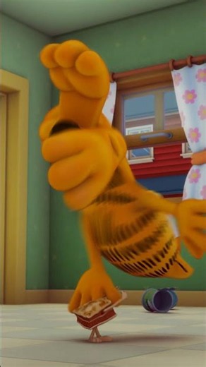 Surprise! Lasagna Attacks! 🤯 Garfield #Shorts