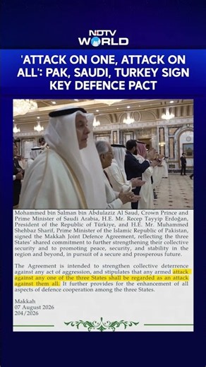'Attack On One, Attack On All': Pak, Saudi, Turkey Defence Pact