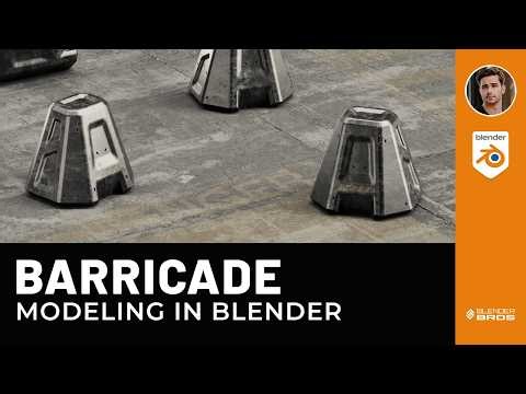 BARRICADE Modeling in Blender (Tutorial)