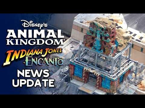 Indiana Jones Ride, Encanto Ride, and More Construction for Animal Kingdom -Tropical Americas Update