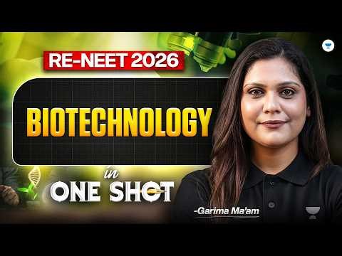 Biotechnology in One Shot | Complete Biology Revision for RE-NEET 2026 | Garima Ma’am
