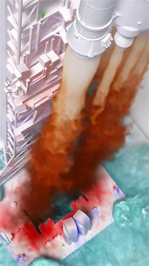 Artemis II launch simulation by NASA Marshall supercomputers | #artemis2 #NASA #supercomputer #CFD